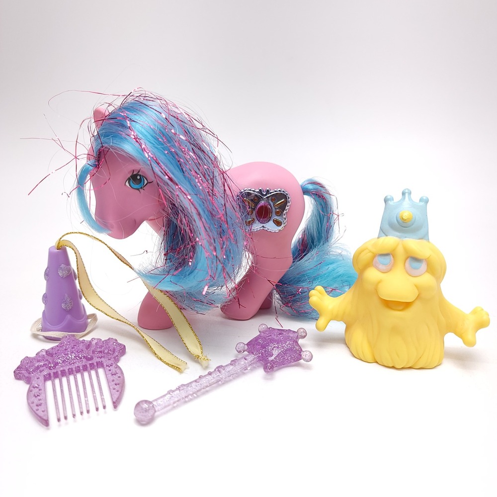Vintage 1987 My Little Pony G1 Princess Primrose with Bushwoolie and Accessories